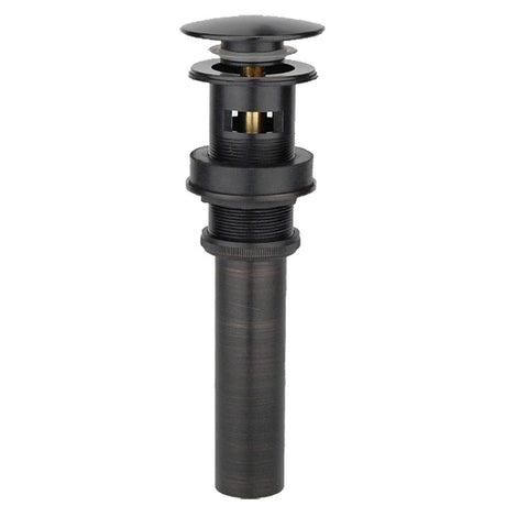Premier Copper Products D-209ORB 1.5-Inch Overflow Pop-Up Bathroom Sink Drain, Oil Rubbed Bronze
