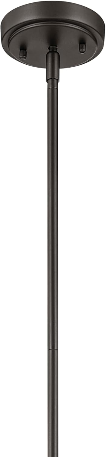 Kichler Lighting Everly 17.75" 1 Light Hour Glass Pendant Clear Glass Olde Bronze 42047OZ