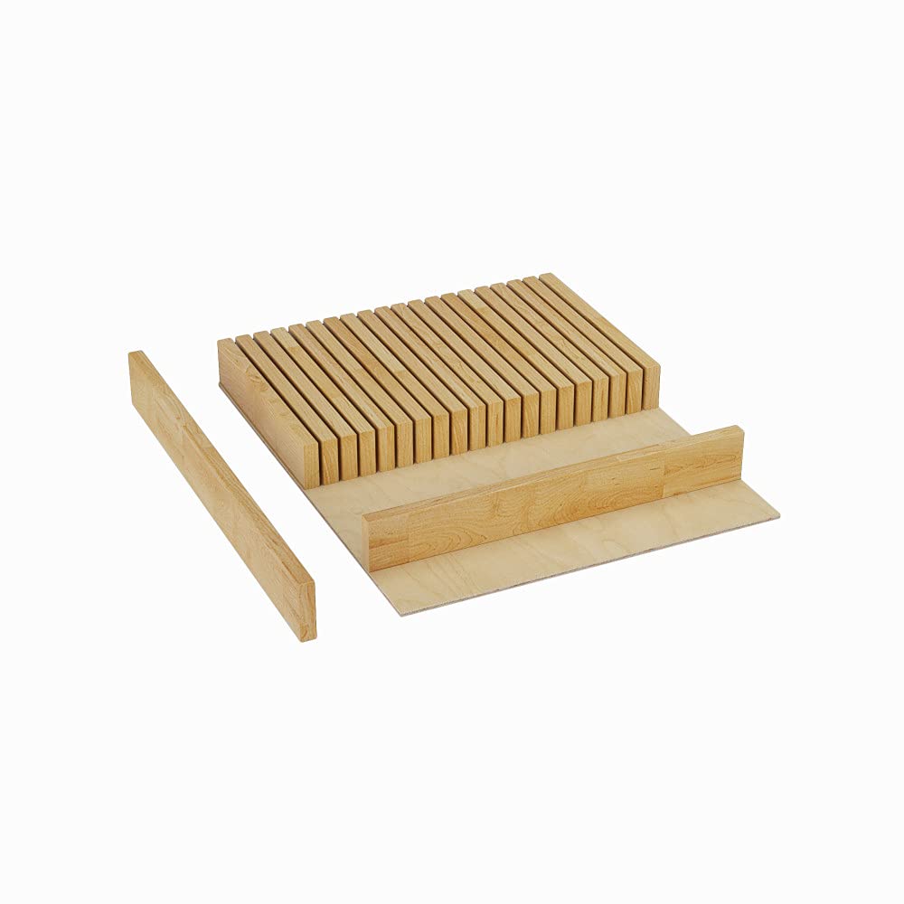 Hardware Resources KO18-B21 18" Drop-In Knife Block Drawer Insert