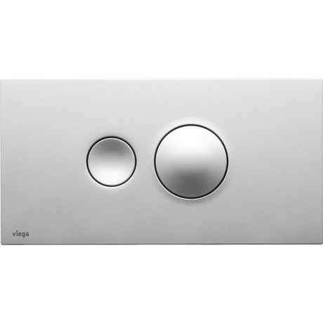 Viega 54720 Flush plate Visign for Style 10, Matte Chrome Plastic