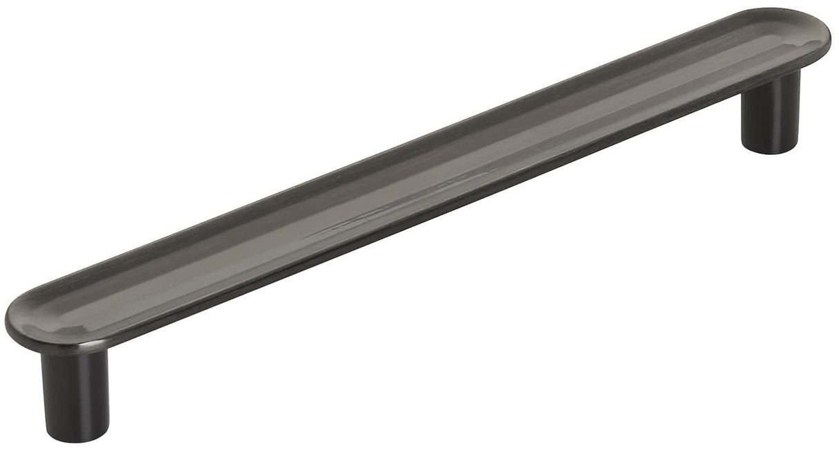 Amerock Cabinet Pull Gunmetal 5-1/16 inch (128 mm) Center to Center Concentric 1 Pack Drawer Pull Drawer Handle Cabinet Hardware