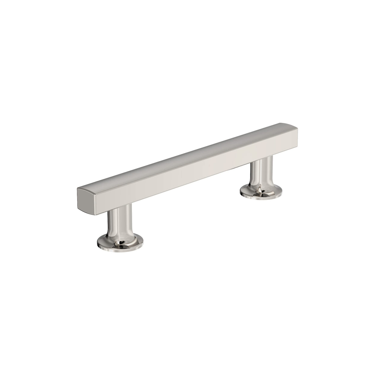 Amerock Corp BP37104PN Everett Pull, 3-3/4 in (96 mm) Center-to-Center, Polished Nickel