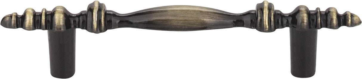 Elements 1018-AB 3" Center-to-Center Brushed Antique Brass Baroque Kingsport Cabinet Pull