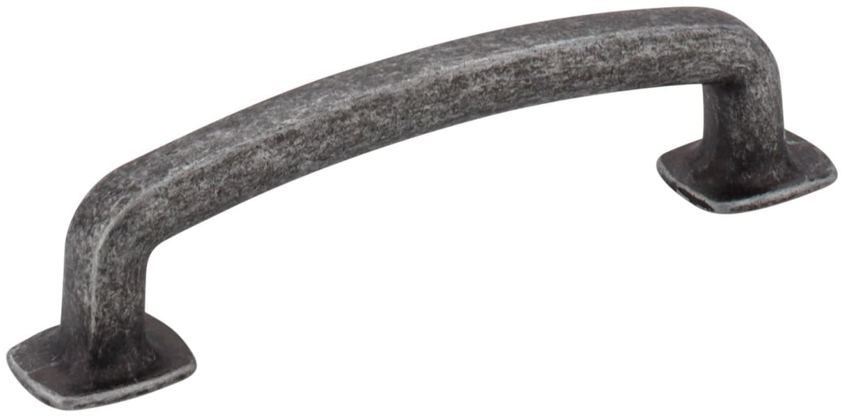 Jeffrey Alexander MO6373SIM-D 96 mm Center-to-Center Distressed Antique Silver Belcastel 1 Cabinet Pull