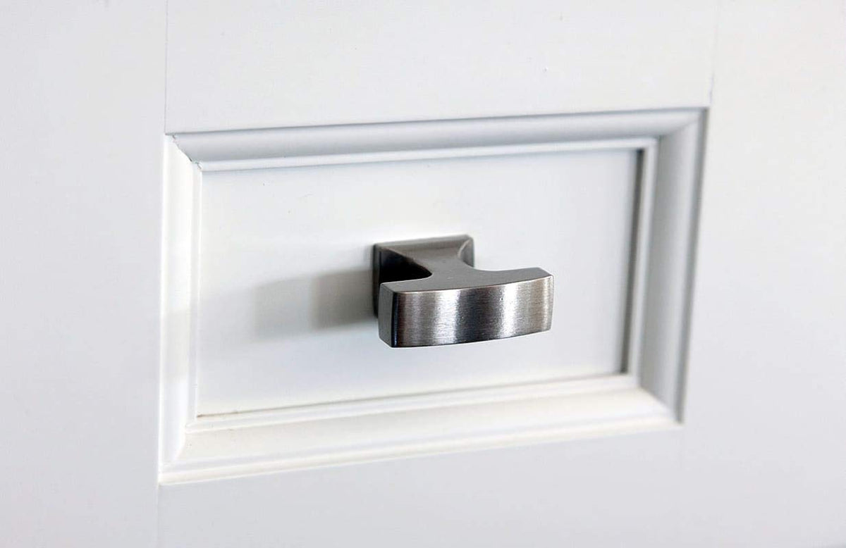 Amerock Cabinet Pull Graphite 3-3/4 inch (96 mm) Center to Center Westerly 1 Pack Drawer Pull Drawer Handle Cabinet Hardware
