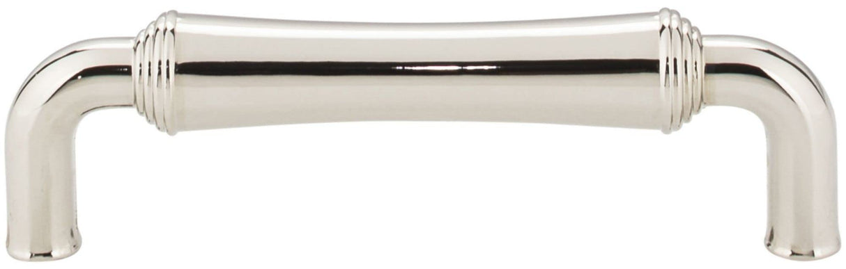 Jeffrey Alexander 537NI 96 mm Center-to-Center Polished Nickel Barrel Bremen 2 Cabinet Pull