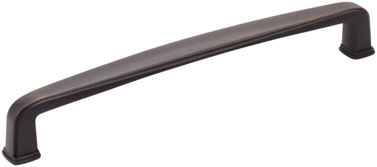 Jeffrey Alexander 1092-160DBAC 160 mm Center-to-Center Brushed Oil Rubbed Bronze Square Milan 1 Cabinet Pull
