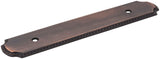 Jeffrey Alexander B812-96R-DBAC 6-1/8" O.L. (96 mm Center-to-Center) Brushed Oil Rubbed Bronze Rope Pull Backplate