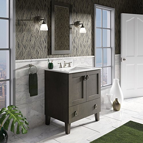 Kohler K-2779-8-G81 Ceramic/Impressions 31 in. Rectangular Vanity-Top Bathroom Sink with 8 in. Widespread Faucet Holes, White Impressions, 7.50 x 22.38 x 31.00 inches Vanity Top