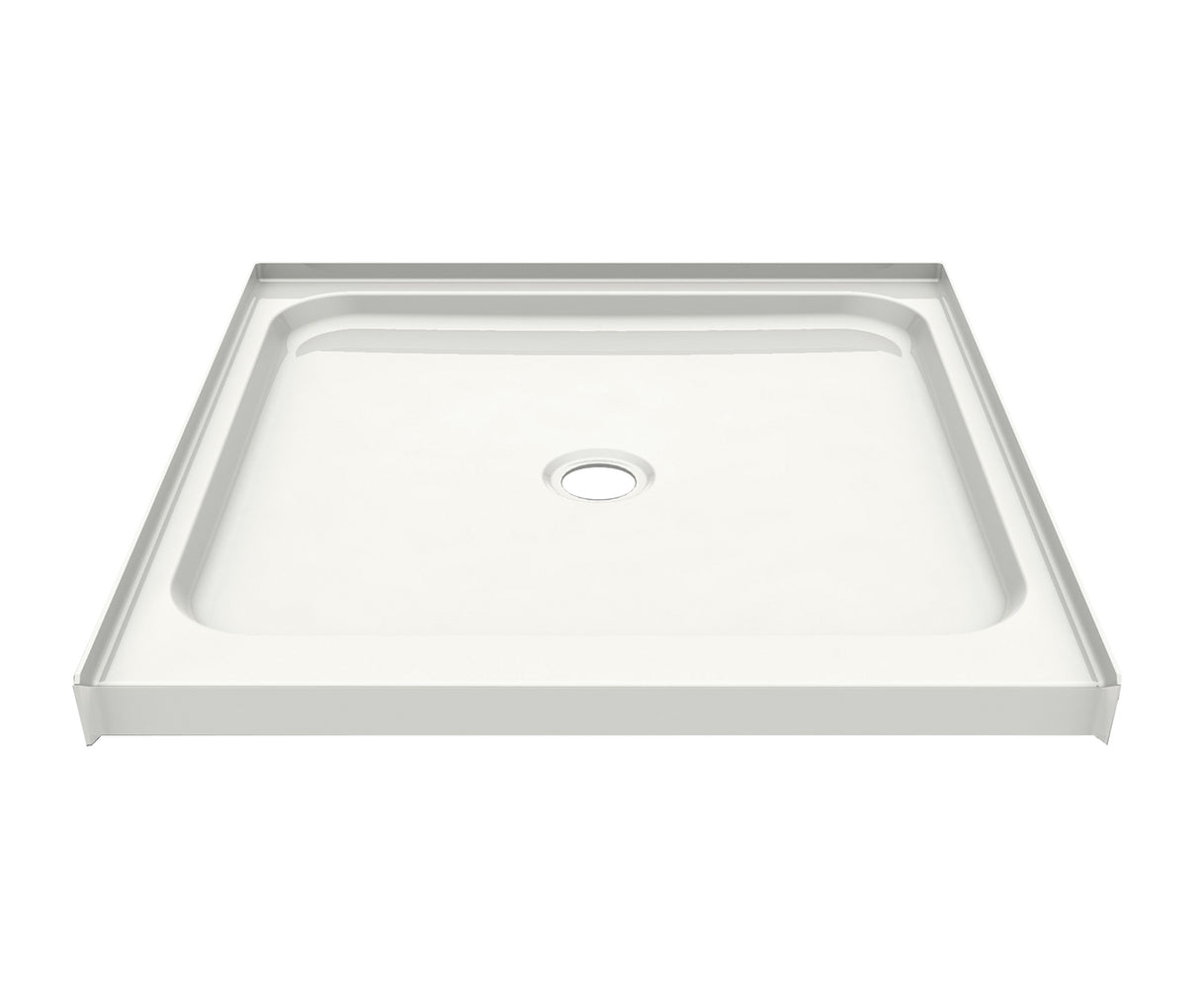 MAAX 145021-000-002-583 SPL 3232 AFR AcrylX Alcove Shower Base with Center Drain in White