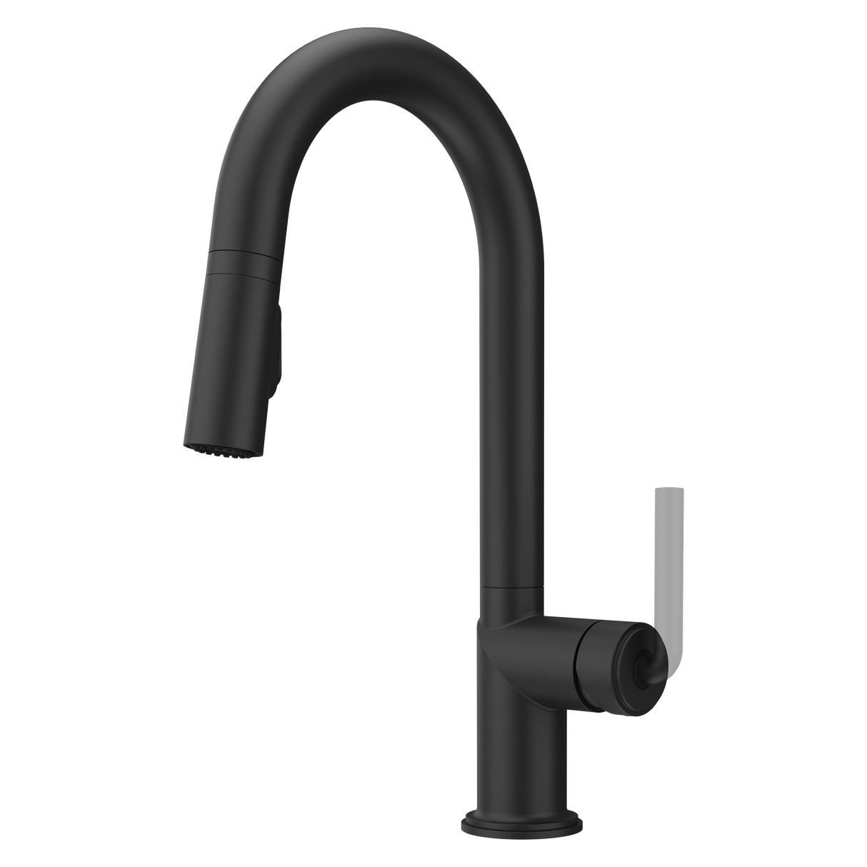 Tenet 1-Handle Pull-Down Bar/Prep Faucet in Spot Defense Matte Black