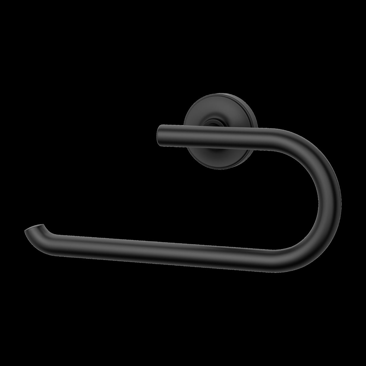 Tenet Towel Ring in Matte Black