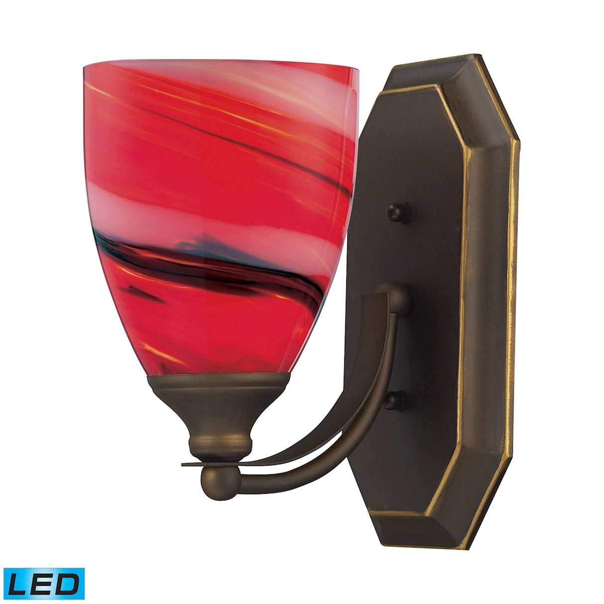 Elk 570-1B-CY-LED Mix and Match Vanity 5'' Wide 1-Light Vanity Light - Aged Bronze