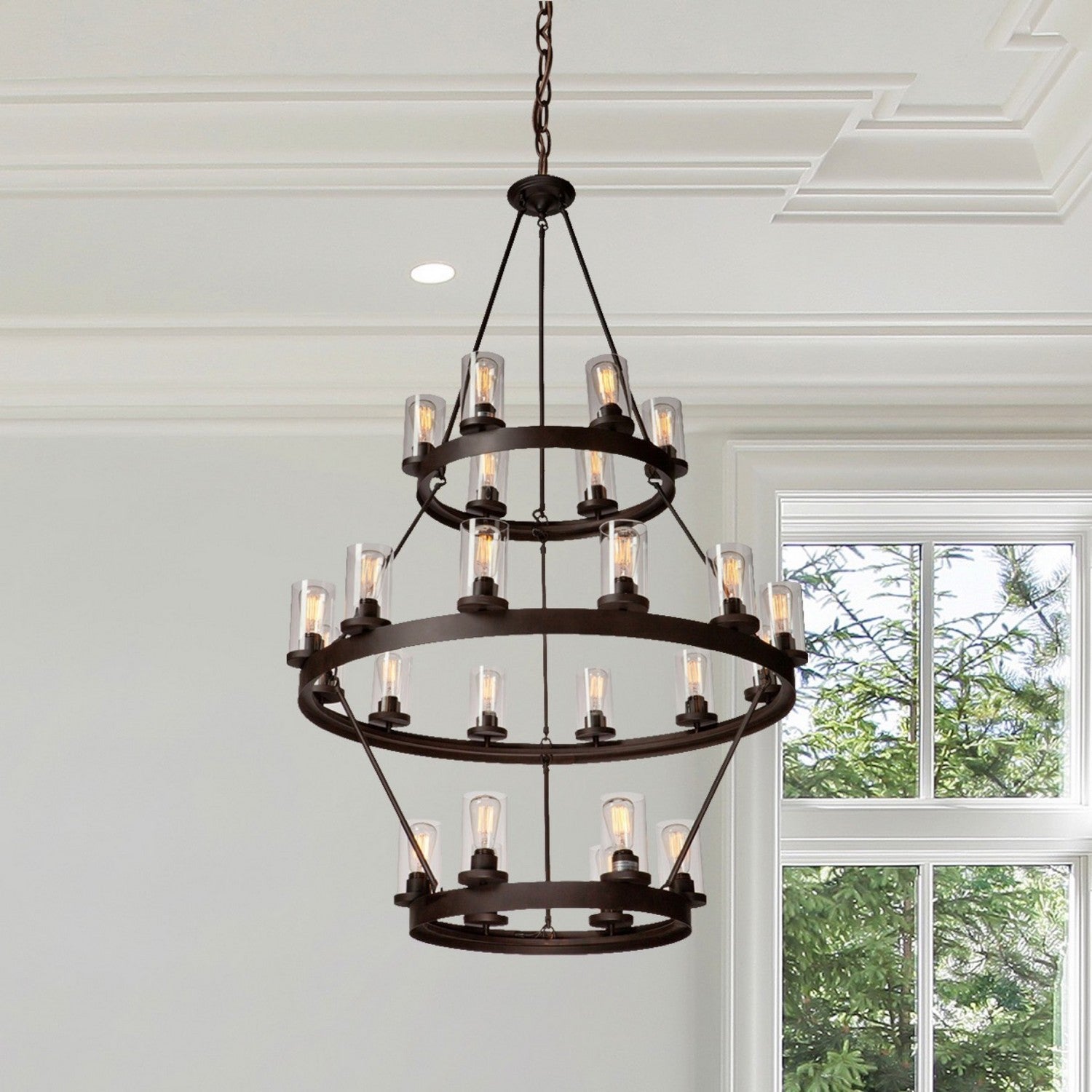 Menlo Park 3-Tier Chandelier