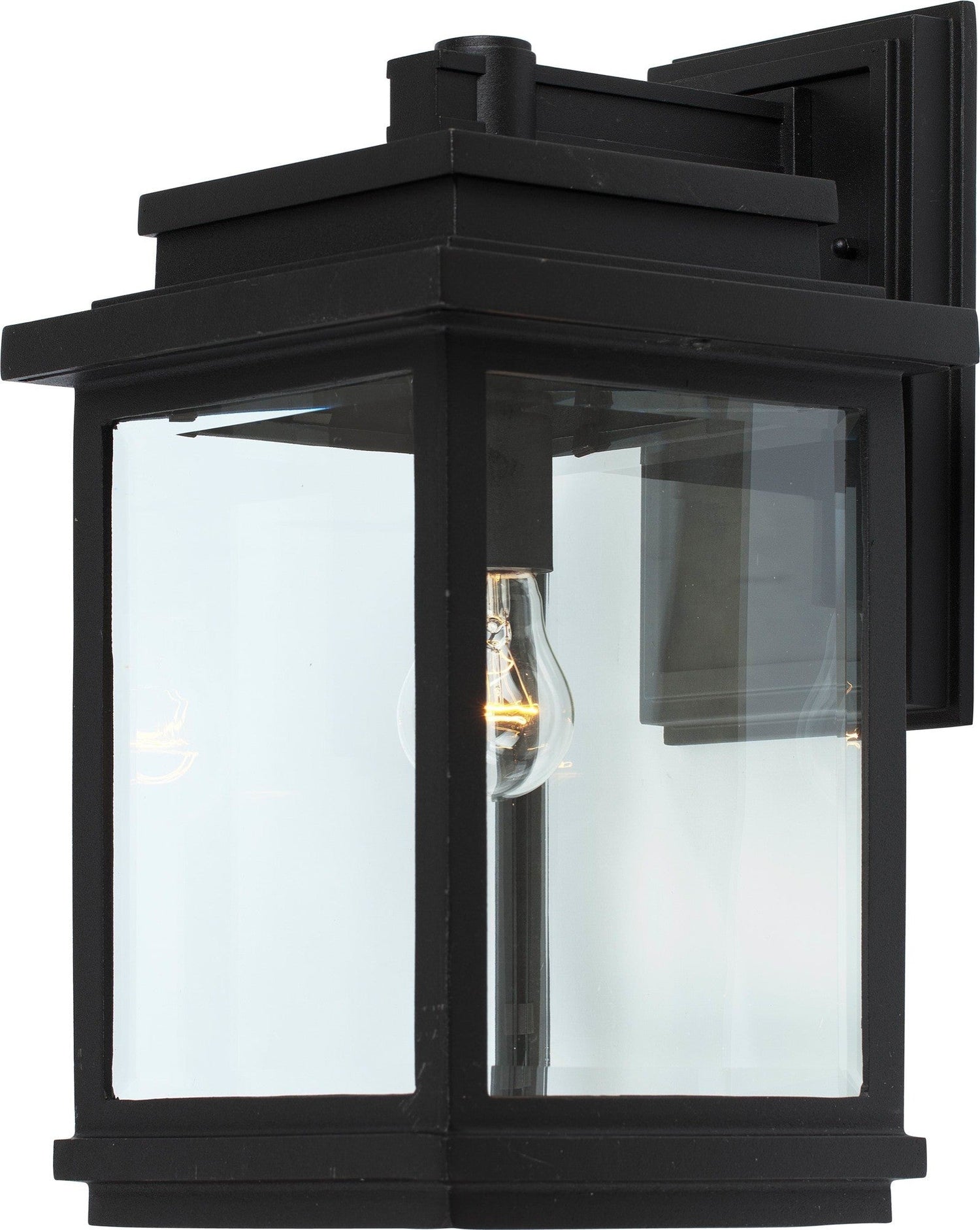 Freemont Stem Outdoor Wall Light - Black / 16.00