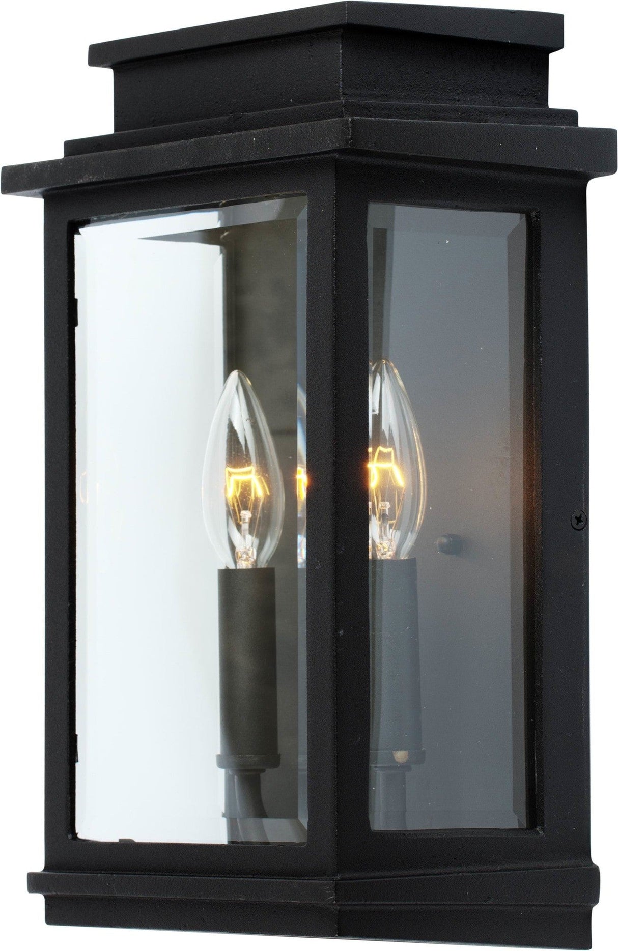 Freemont Flat Outdoor Wall Light - Black / 13.50