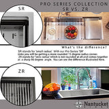 Nantucket Sinks' SR-PS-3018-16 - 30 Inch Pro Series Prep-Station Single Bowl Undermount Stainless Steel Kitchen Sink with Included Accessories