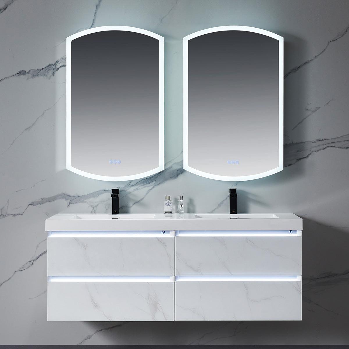 Blossom Castor 24″ LED Medicine Cabinet – Modern Innovation & Sleek Design