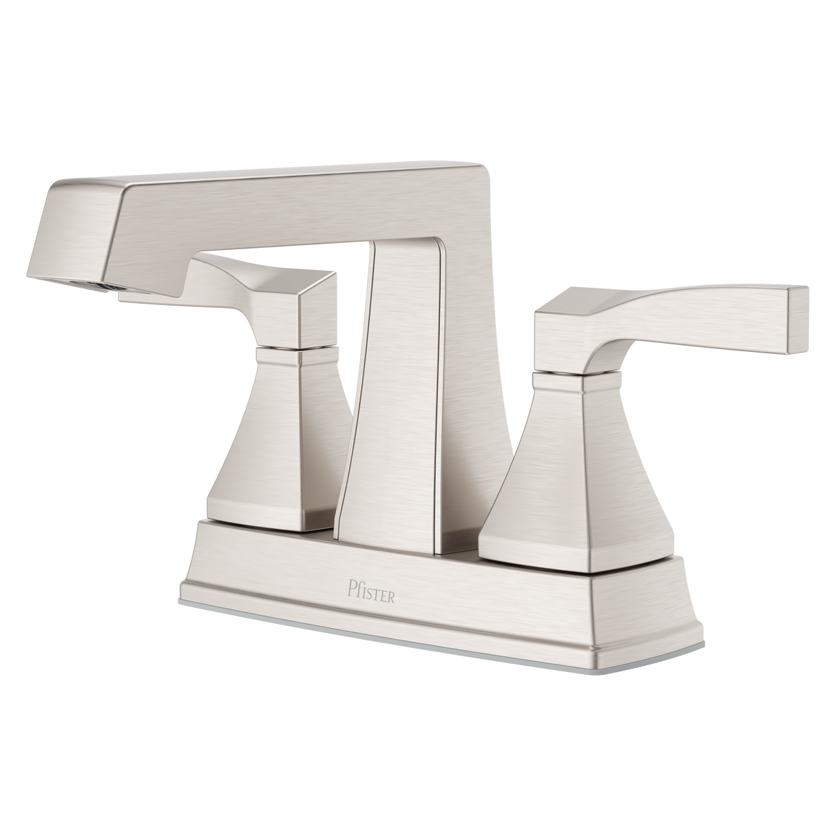 Holliston 4 in Centerset Bathroom Faucet in Spot Defense Brushed Nickel