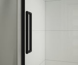 MAAX 134955-900-340-000 Halo Pro 60 x 36 x 78 3/4 in Sliding Shower Door for Corner Installation with Clear glass in Matte Black