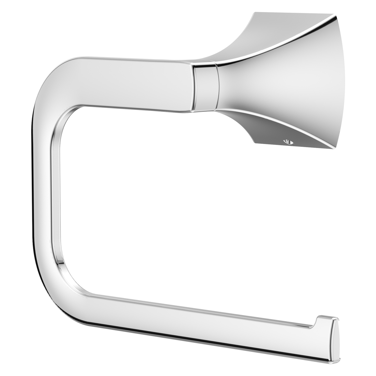 Soft Square Towel Ring in Polished Chrome