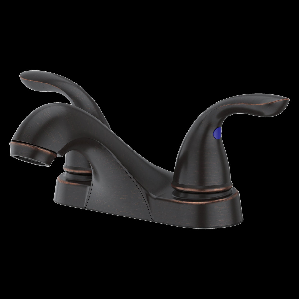 Pfirst Series 2-Handle 4" Centerset Bathroom Faucet in Tuscan Bronze