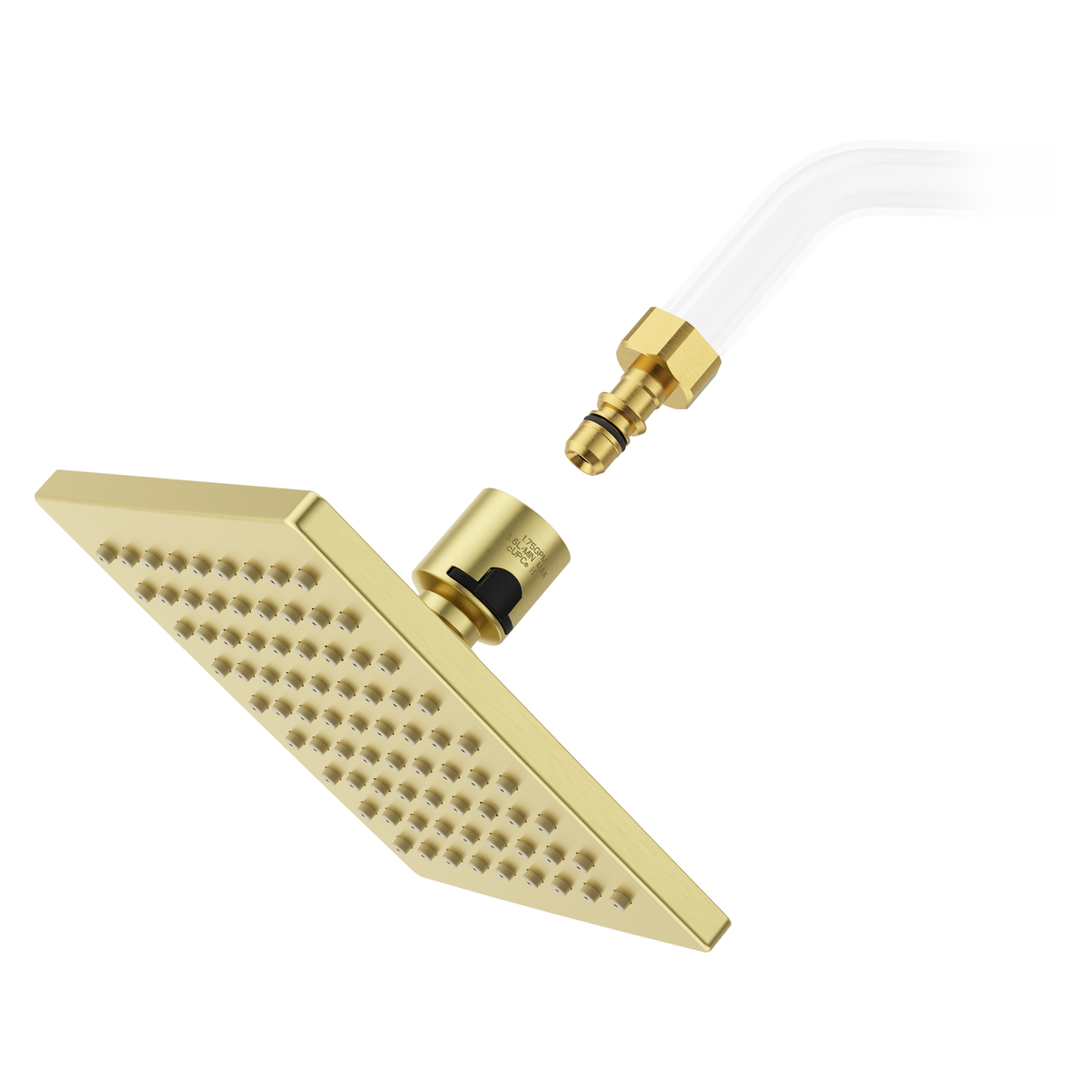Bronson 1.75 GPM Showerhead in Brushed Gold - 12 Piece Job Pack