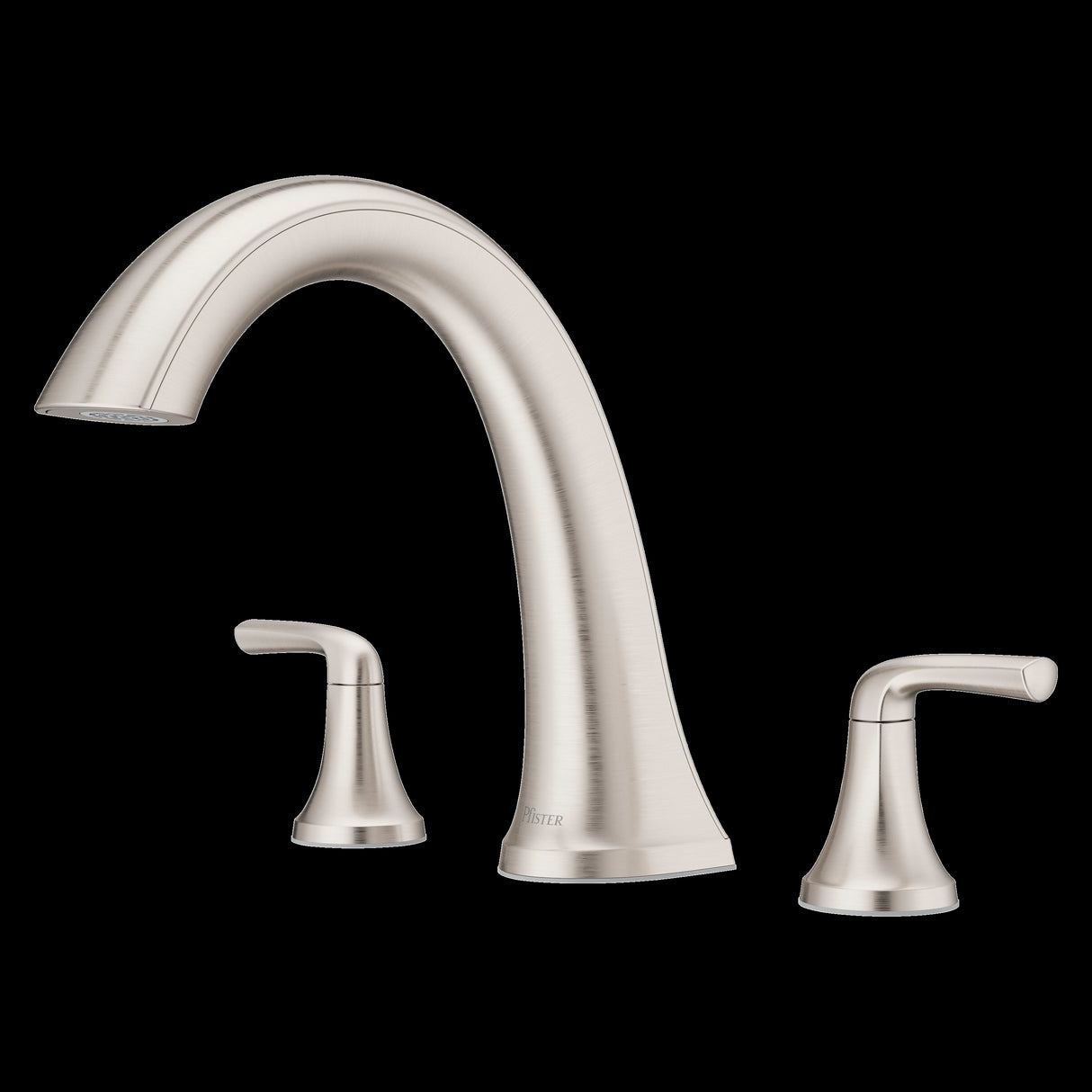 McAllen 2-Handle Roman Tub Trim in Spot Defense Brushed Nickel
