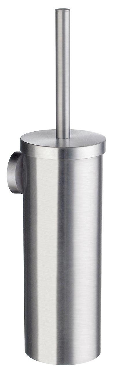 Smedbo Home Toilet Brush and Plastic Insert in Brushed Chrome