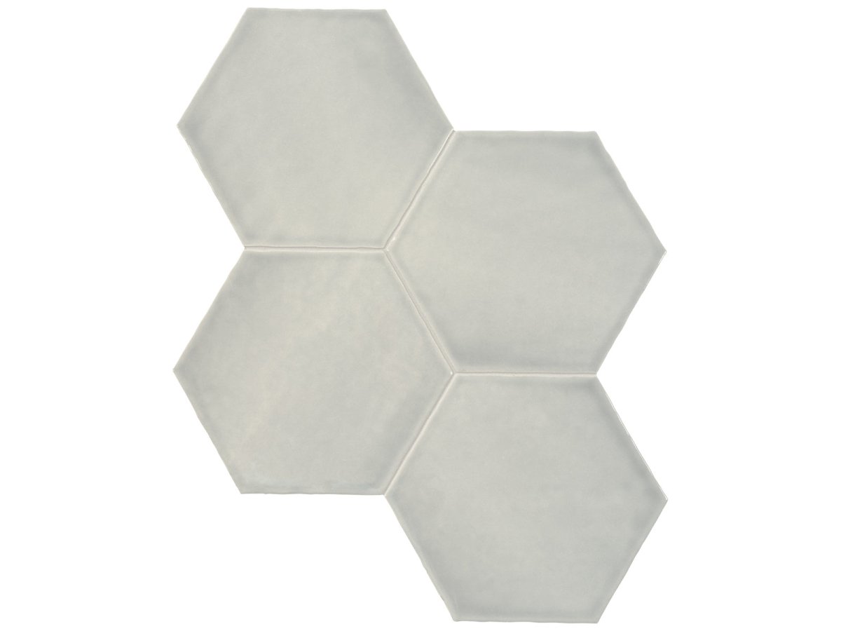 Anatolia Tile 6" Hex Teramoda Bamboo Glossy 4000-0260-0 Bamboo Hexagon - premium natural stone mosaic tile from Anatolia Tile, available at PoshHaus showroom in Keene, NH