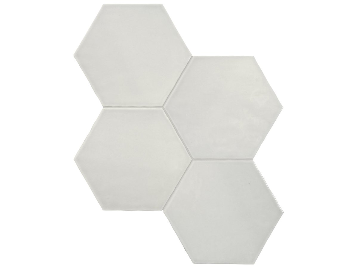 Anatolia Tile 6" Hex Teramoda Stone Glossy 4000-0256-0 Stone Hexagon - premium natural stone mosaic tile from Anatolia Tile, available at PoshHaus showroom in Keene, NH