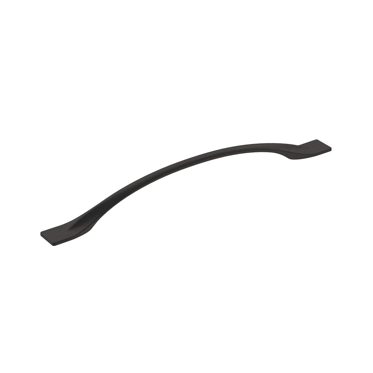Amerock Cabinet Pull Matte Black 8-13/16 inch (224 mm) Center-to-Center Uprise 1 Pack Drawer Pull Cabinet Handle Cabinet Hardware