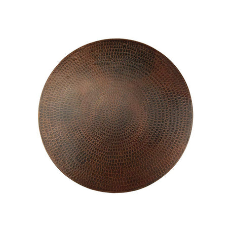 Premier Copper Products LS20DB 20-Inch Hand Hammered Copper Lazy Susan, Oil Rubbed Bronze