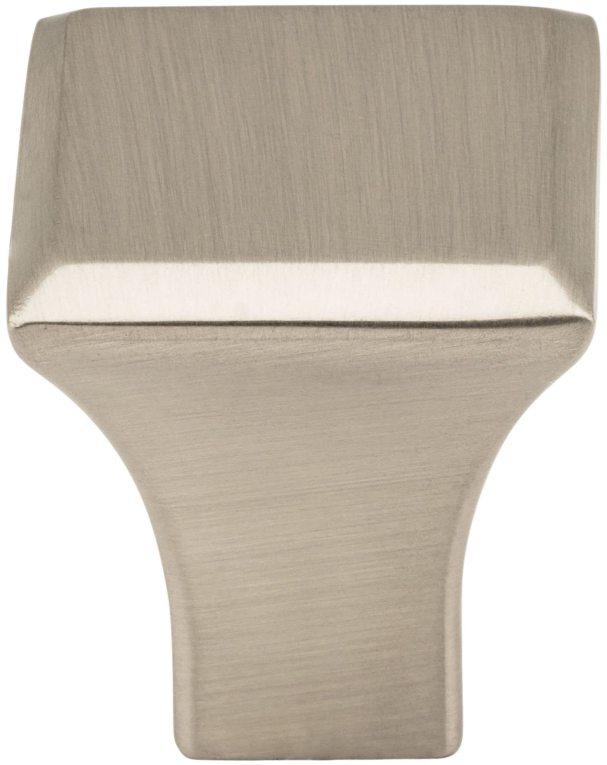 Jeffrey Alexander 972S-SN 7/8" Overall Length Satin Nickel Square Marlo Cabinet Knob