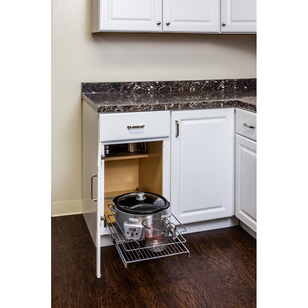 Hardware Resources MBPO18-R 15" Metal Pullout Basket