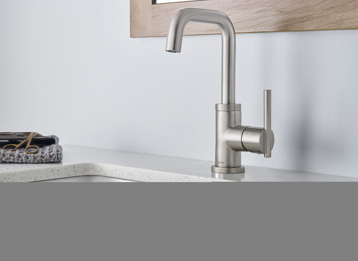 Gerber D230658BN Brushed Nickel Parma Single Handle Lavatory Faucet