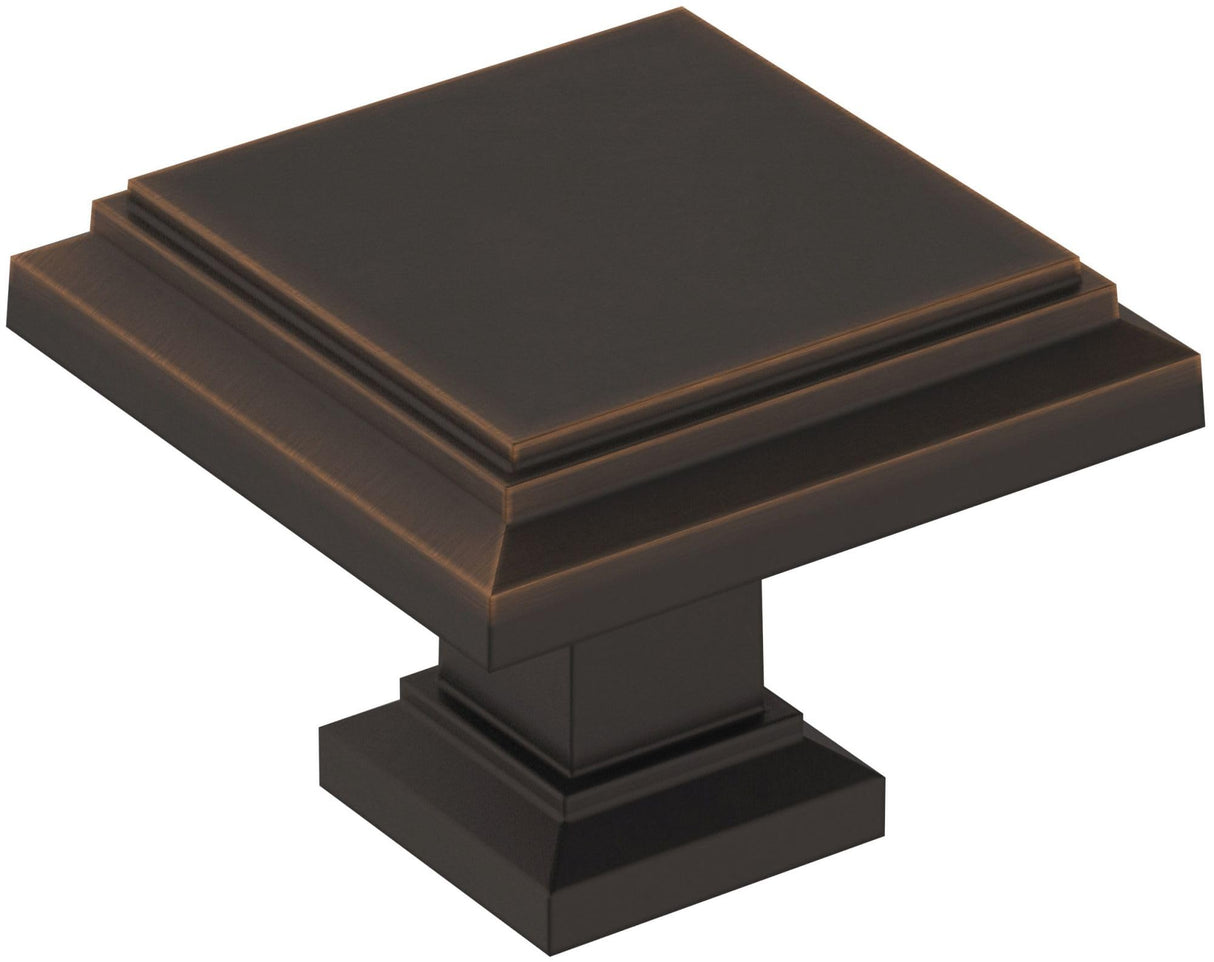 Amerock Cabinet Knob Oil Rubbed Bronze 1-1/4 inch (32 mm) Length Appoint 1 Pack Drawer Knob Cabinet Hardware