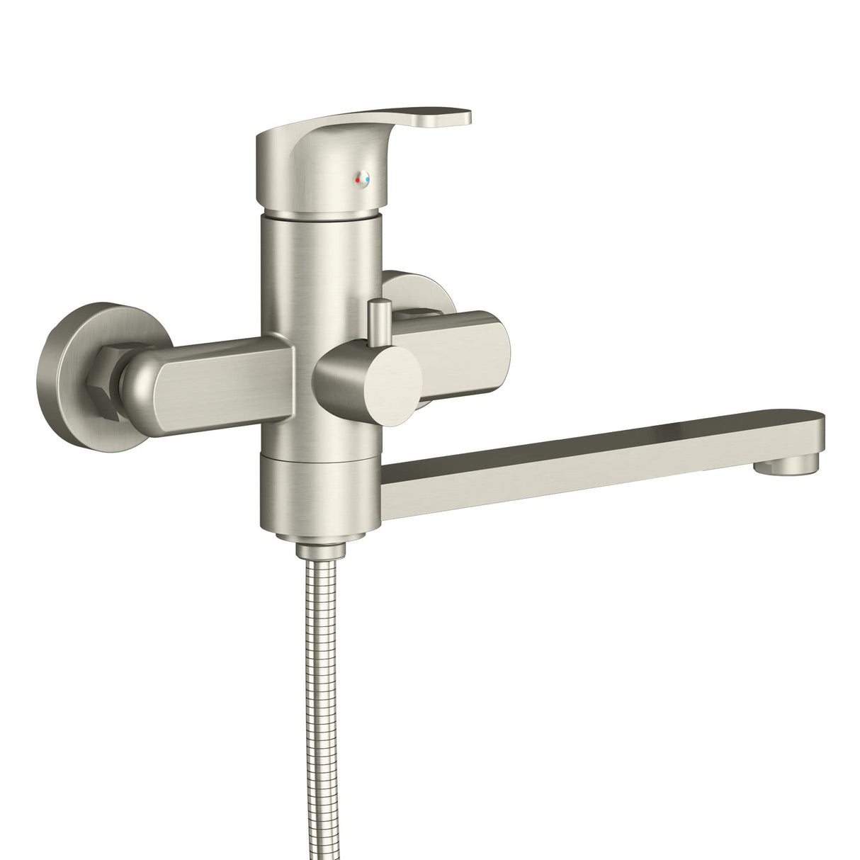 PULSE ShowerSpas 3030-WMTF-BN Wall Mounted Tub Filler in Brushed-Nickel