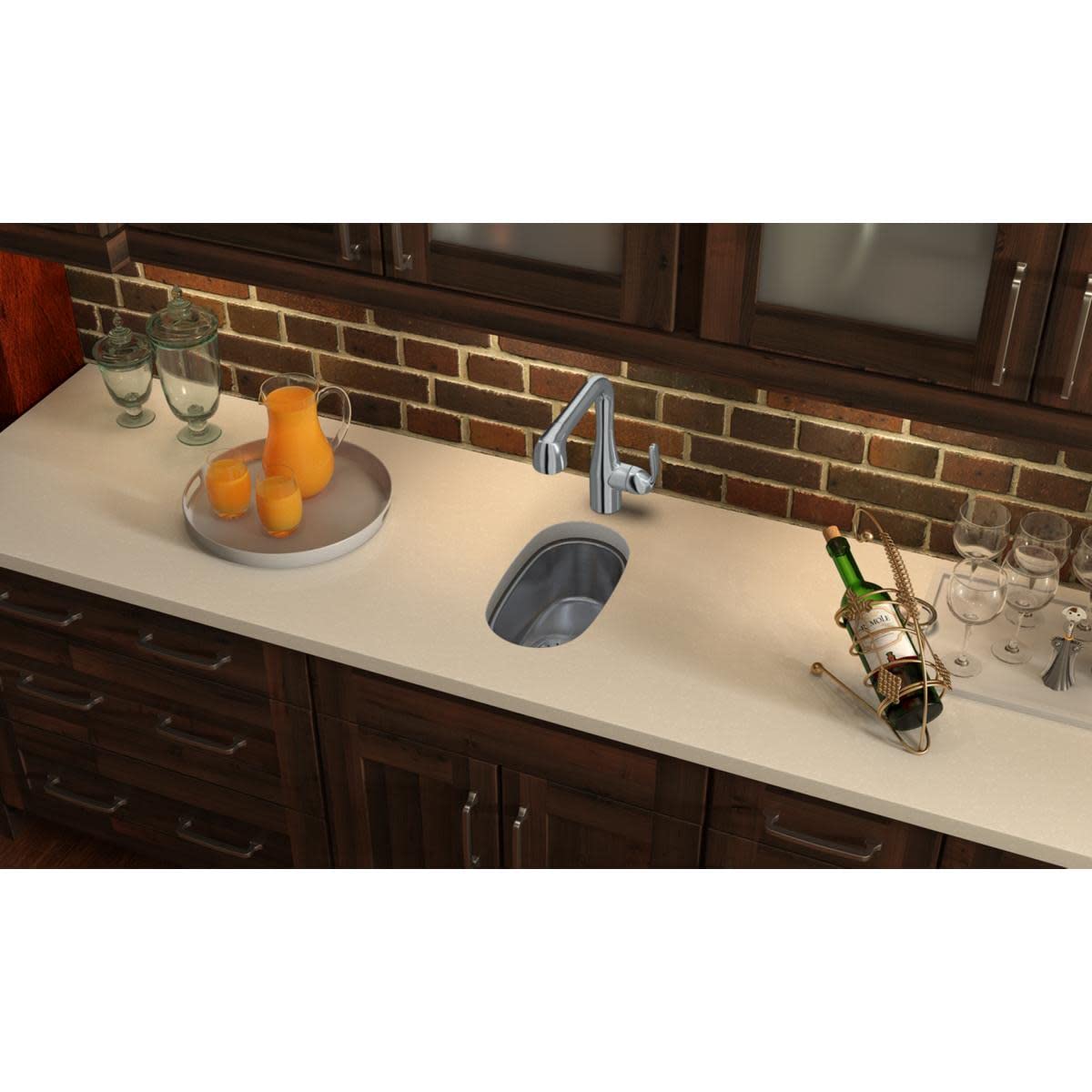 Elkay ELUH714 Sink, Small, Lustertone Satin