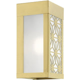 Livex Lighting 24321-32 Berkeley - 1 Light Small Outdoor ADA Wall Sconce in Nordic Style-8.5 Inches Tall and 4.5 Inches Wide, Finish Color: Satin Gold