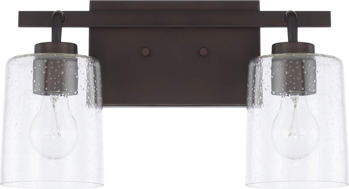 Capital Lighting 128521BZ-449 Greyson 2 Light Vanity Bronze