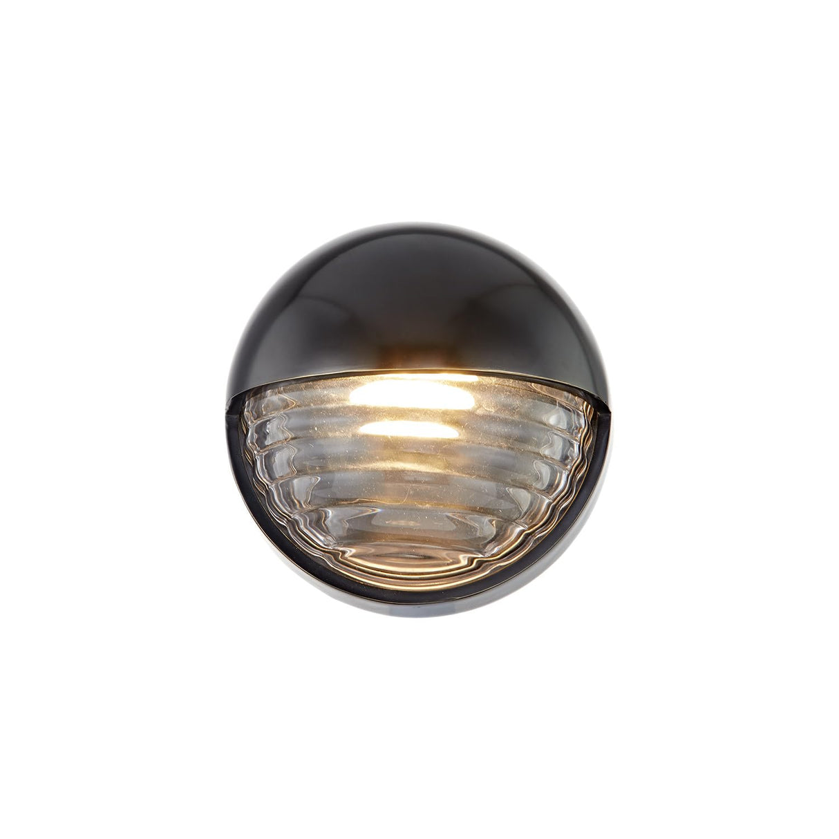 Alora WV330106UBCR PALAIS 6" WV URBAN BRONZE CLEAR RIBBED GLASS 9W LED 90 3000K AC LED
