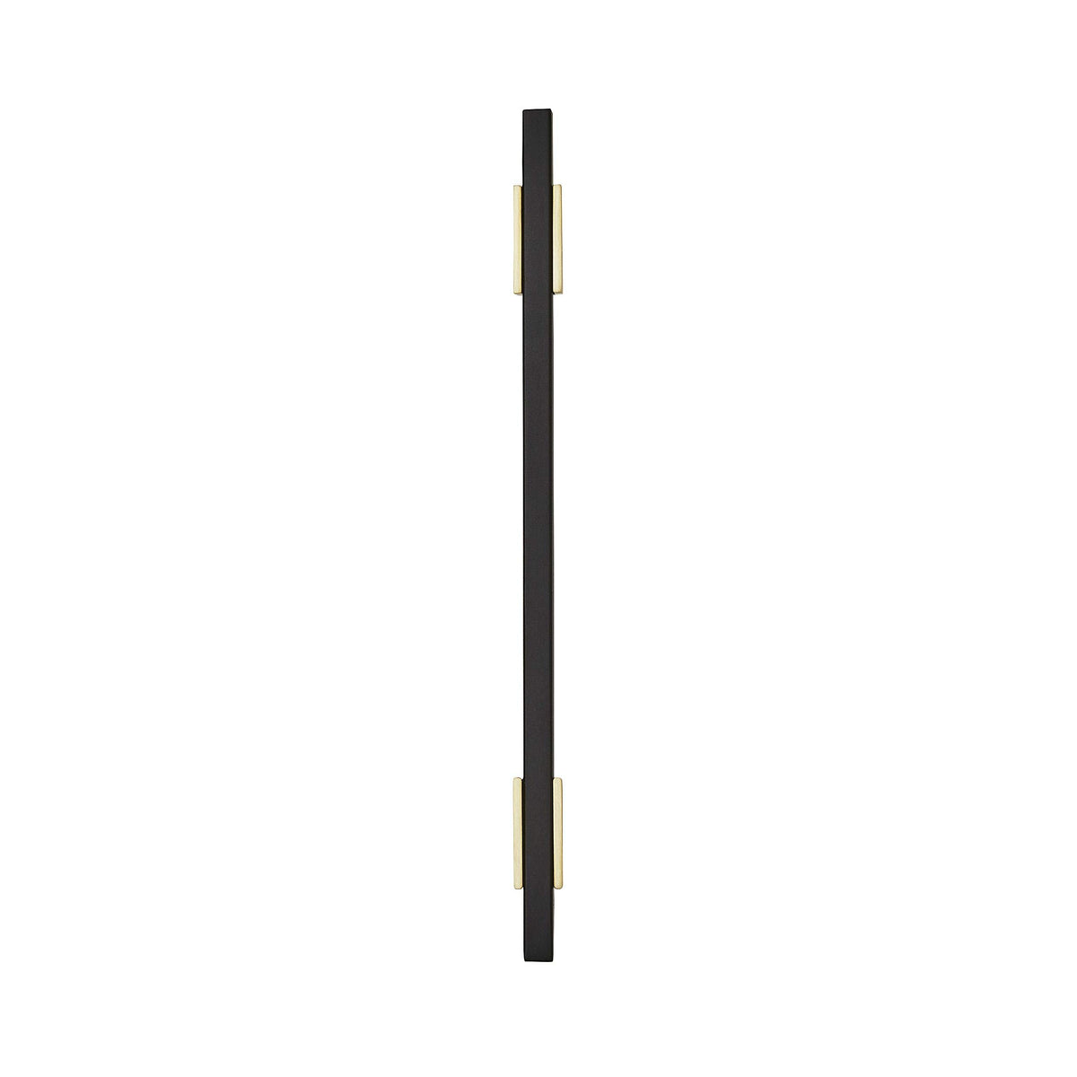 Amerock Cabinet Pull Brushed Gold/Matte Black 6-5/16 inch (160 mm) Center to Center Urbanite 1 Pack Drawer Pull Drawer Handle Cabinet Hardware