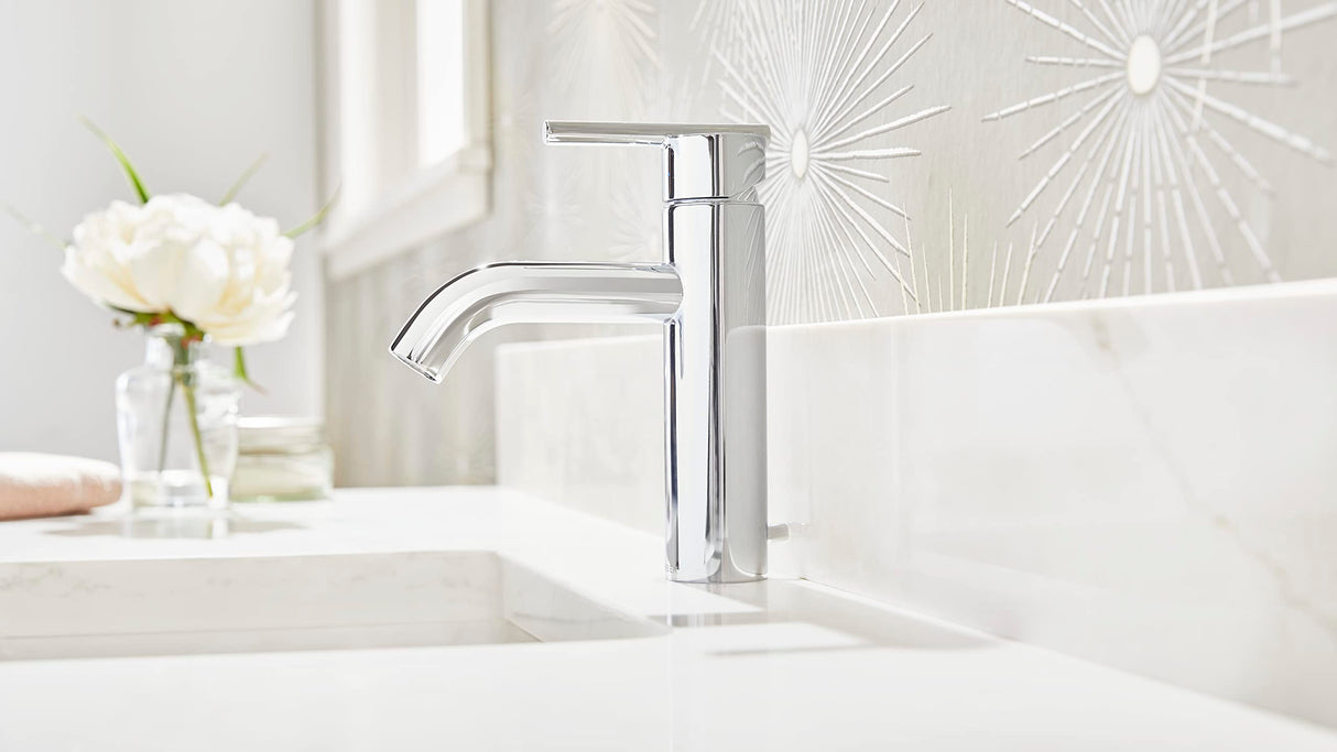 Gerber D225258 Parma Single Handle Bathroom Faucet With Metal Pop-up Drain - CH...