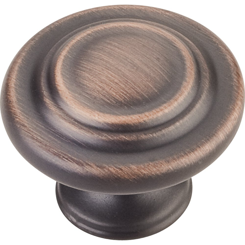 Elements 107DBAC 1-5/16" Diameter Brushed Oil Rubbed Bronze Round Arcadia Cabinet Knob