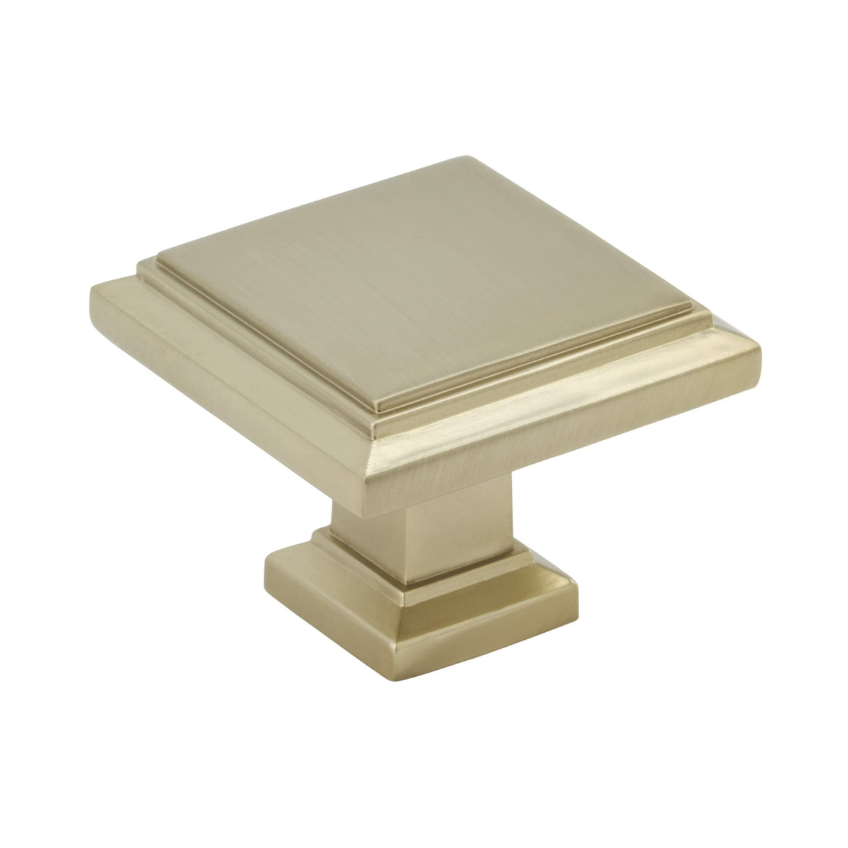 Amerock Cabinet Knob Golden Champagne 1-1/4 inch (32 mm) Length Appoint 1 Pack Drawer Knob Cabinet Hardware