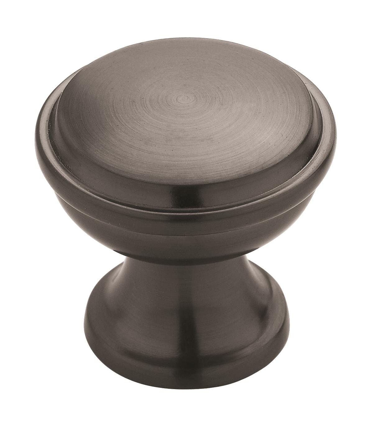 Amerock Cabinet Knob Graphite 1-3/16 inch (30 mm) Diameter Westerly 1 Pack Drawer Knob Cabinet Hardware