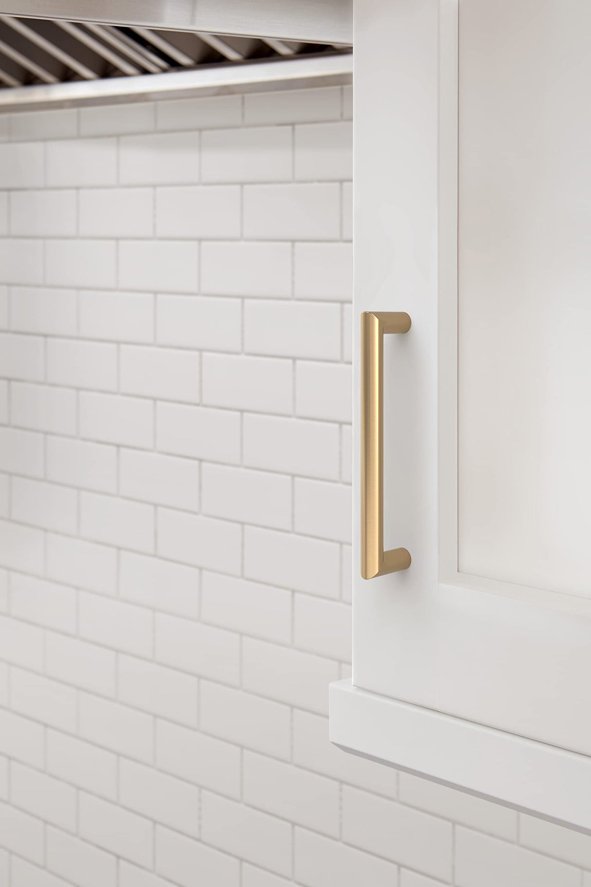 Amerock Cabinet Pull Champagne Bronze 5-1/16 in (128 mm) Center-to-Center Drawer Pull Revolve Kitchen and Bath Hardware Furniture Hardware