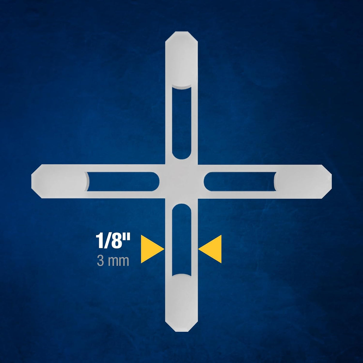 QEP 1/8" Hard Tile Spacers for Traditional or Leave-in Installation (300 Pack)