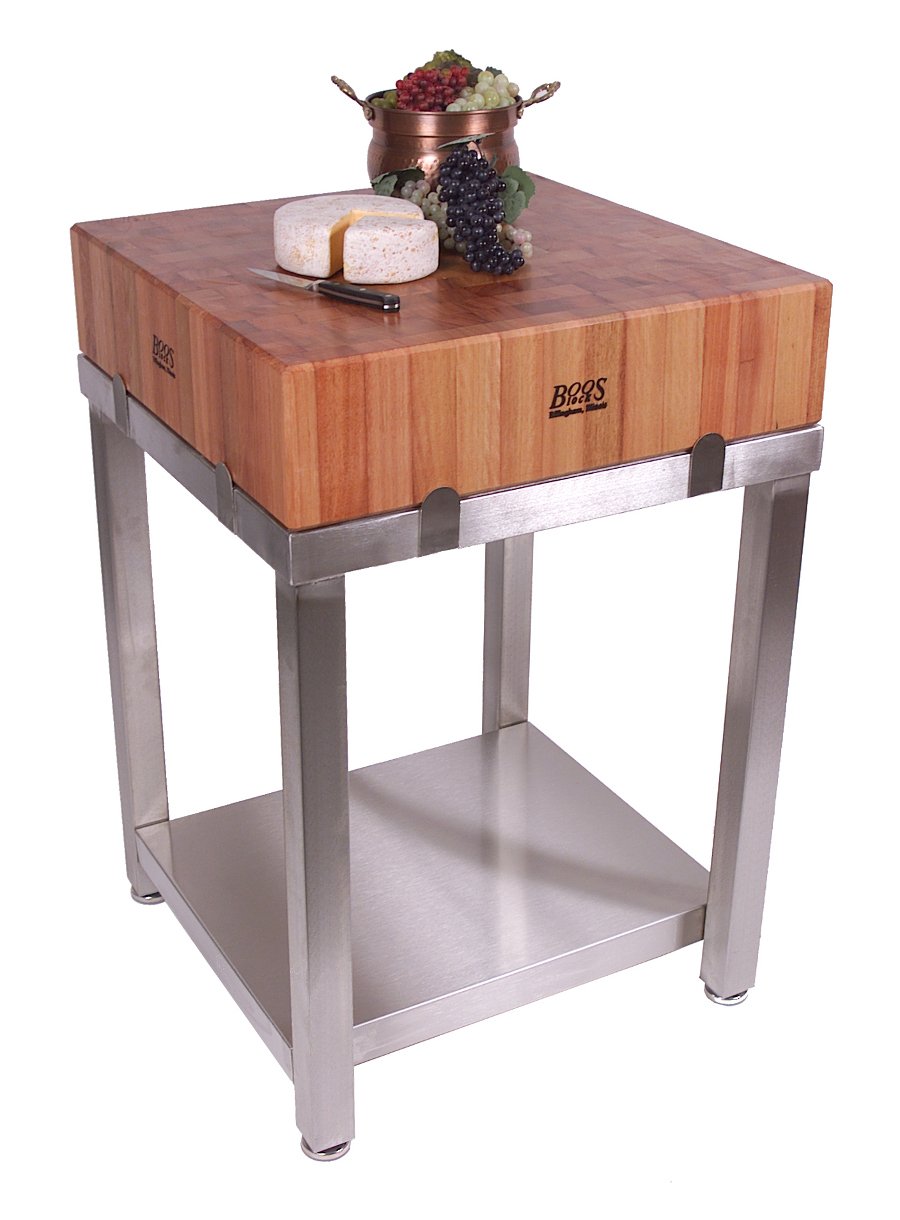 John Boos CHY-CUCLA24T Cucina Americana LaForza Kitchen Island Wood Top